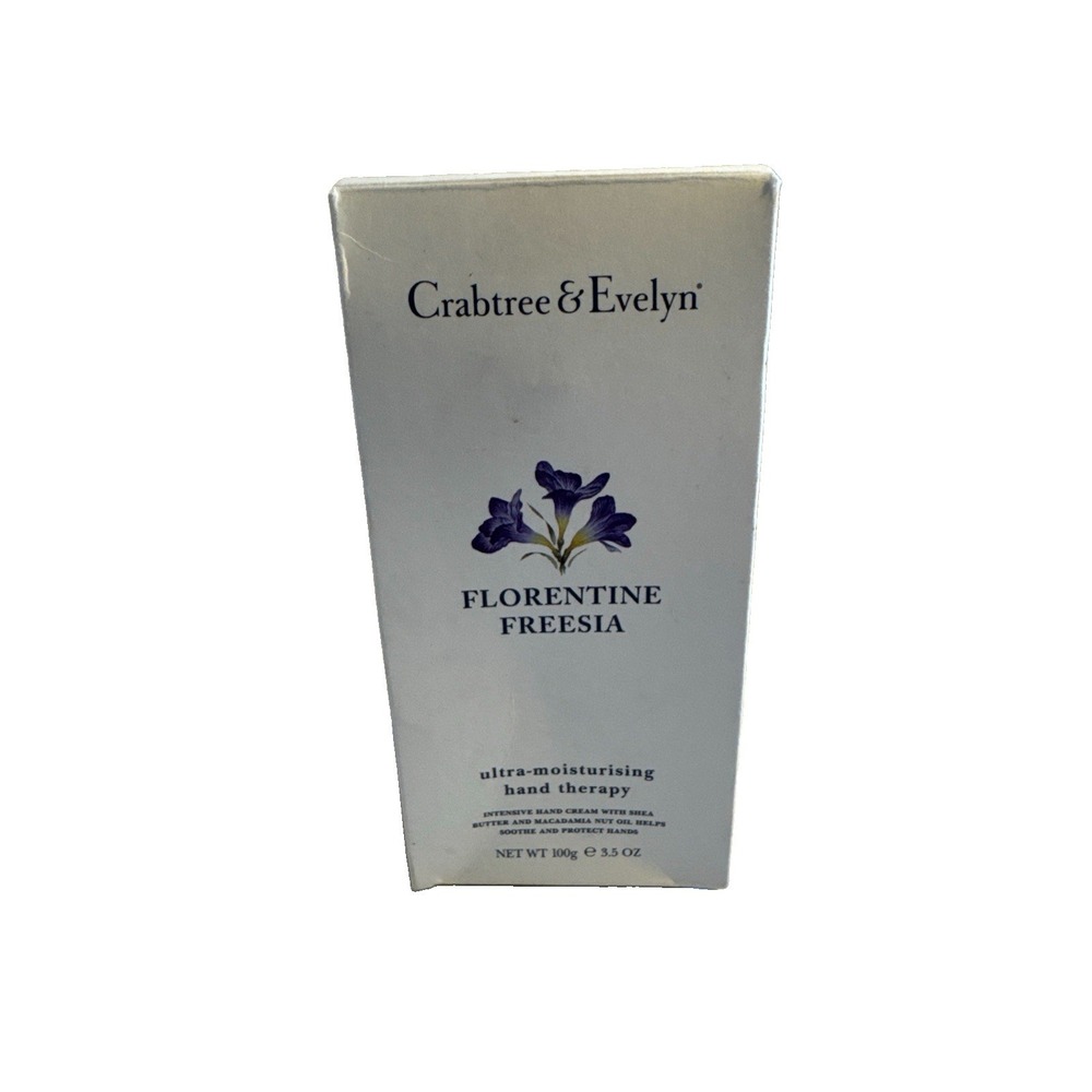 Crabtree Evelyn FLORENTINE Freesia Hand Therapy 3.5 oz NEW IN BOX